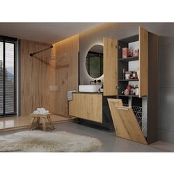 Dulap TopEshop Nel DD 2K (Anthracite/Artisan Oak) Thumb