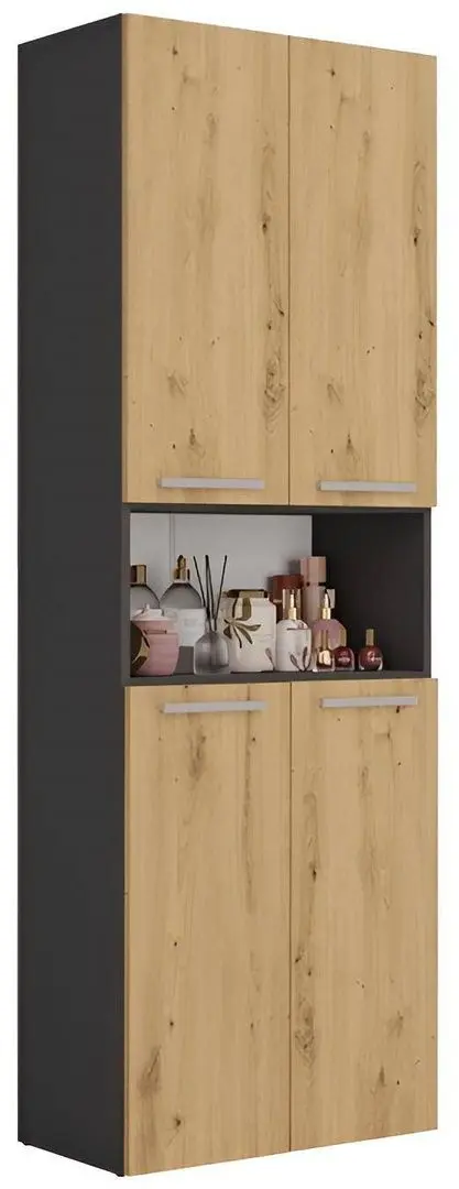 Dulap TopEshop Nel DK 1K (Anthracite/Artisan Oak)