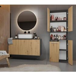 Dulap TopEshop Nel DK 1K (Anthracite/Artisan Oak) Thumb