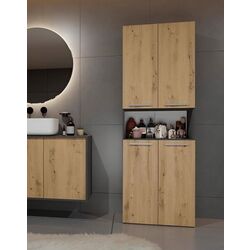 Dulap TopEshop Nel DK 1K (Anthracite/Artisan Oak)