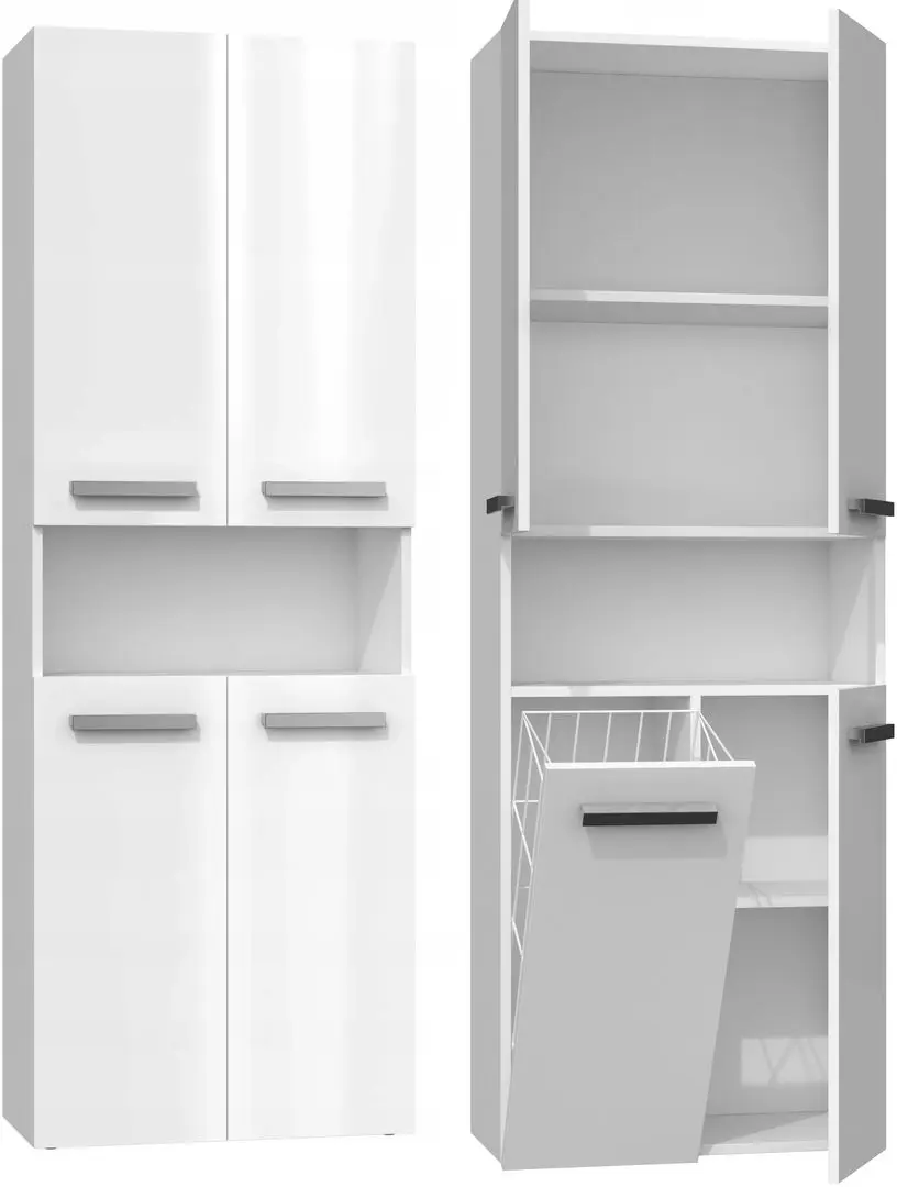 Шкаф TopEshop Nel DK 1K (White Gloss)