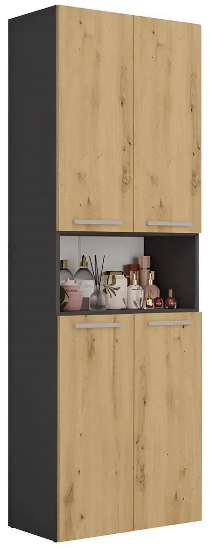 Dulap TopEshop Nel DK 2K (Anthracite/Artisan Oak)