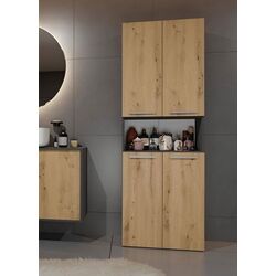 Dulap TopEshop Nel DK 2K (Anthracite/Artisan Oak)