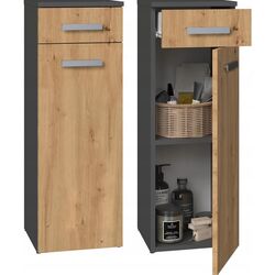 Шкаф TopEshop Nel V DS (Anthracite/Artisan Oak) Thumb