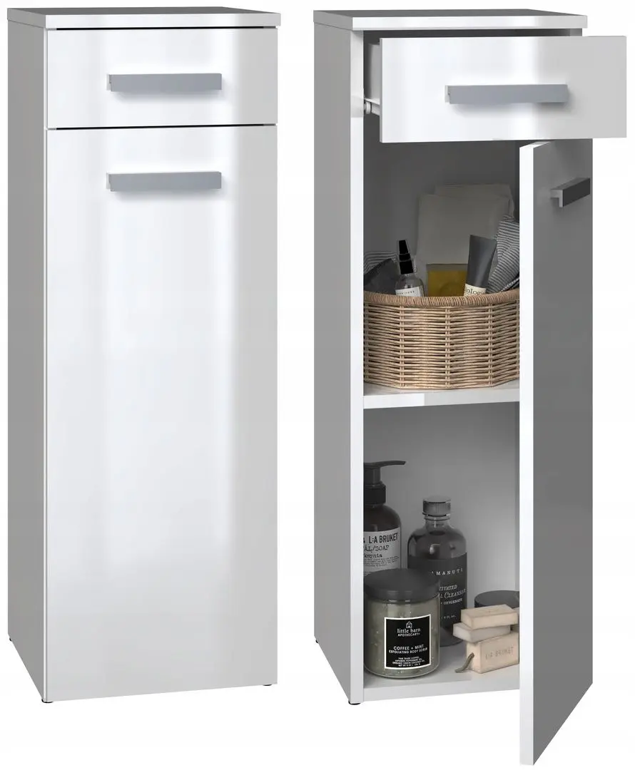 Шкаф TopEshop Nel V DS (White Gloss)