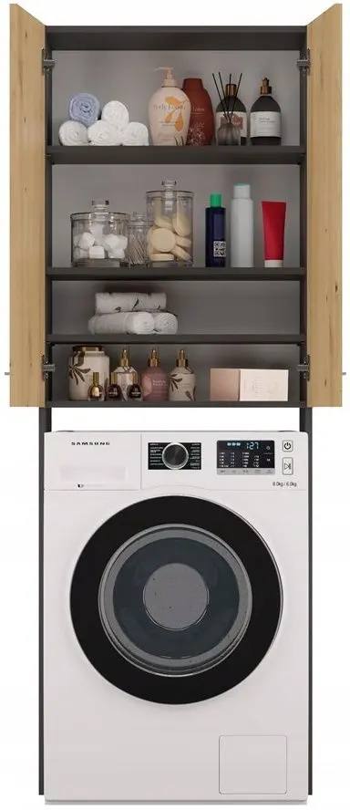 Dulap TopEshop Pola DD (Anthracite/Artisan Oak)