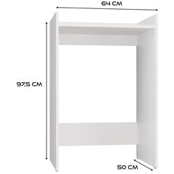Etajera suprapusa TopEshop Pola NP (White) Thumb