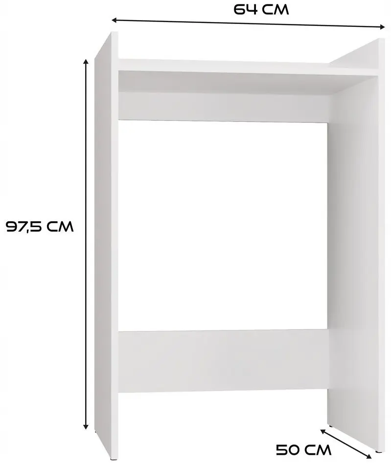 Etajera suprapusa TopEshop Pola NP (White)