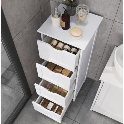 Comoda Vasagle LHC40W (White) Thumb