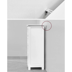 Comoda Vasagle LHC40W (White) Thumb