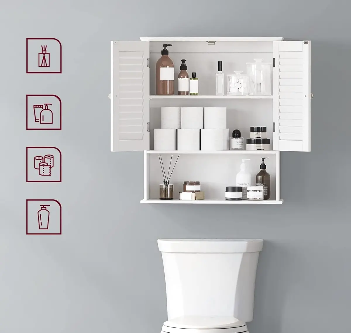 Dulap Vasagle BBC27WT (White)