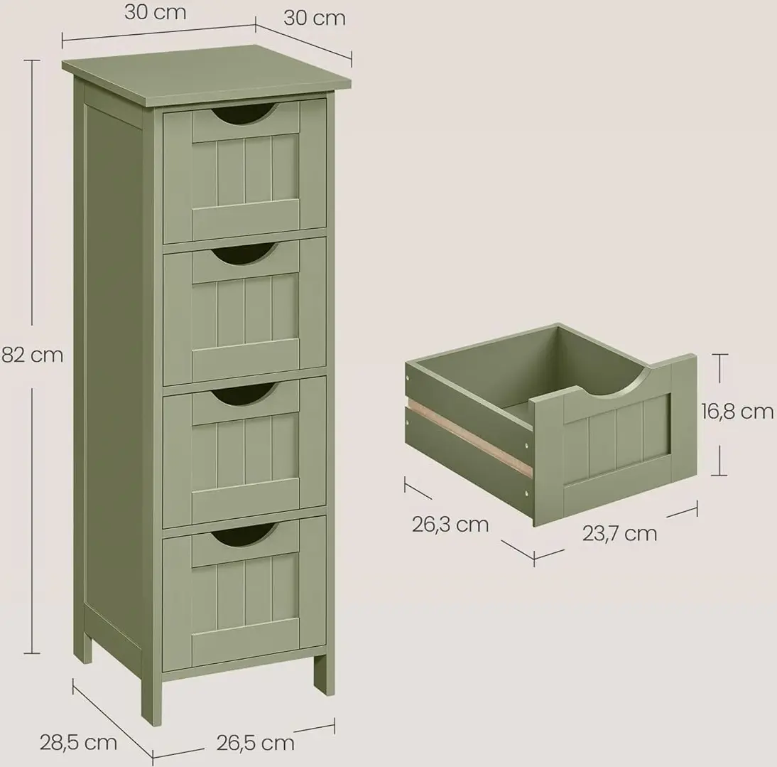 Dulap mic Vasagle LHC040C02 (Laurel Green) - 5