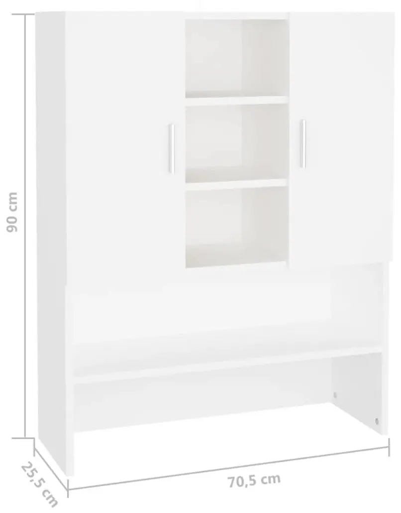 Dulap suprapus VidaXL 808386 (White)