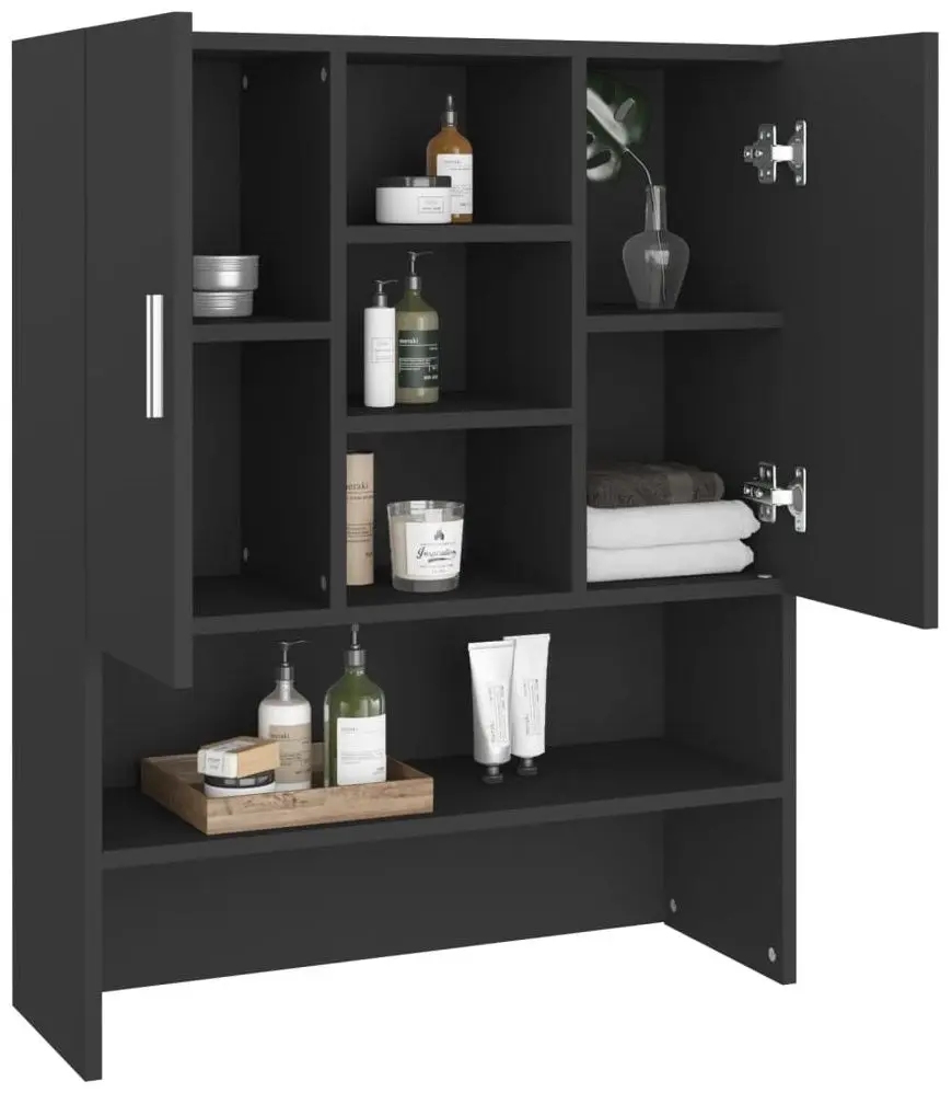 Dulap suprapus VidaXL 808387 (Black)