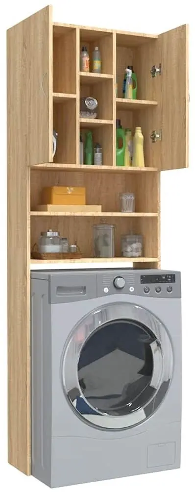Dulap pentru masina de spalat VidaXL 808425 (Sonoma Oak)