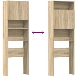 Dulap pentru masina de spalat VidaXL 859129 (Sonoma Oak) Thumb