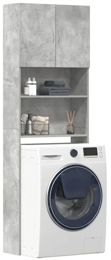Шкаф для стиральной машины VidaXL 859130 (Concrete Grey)