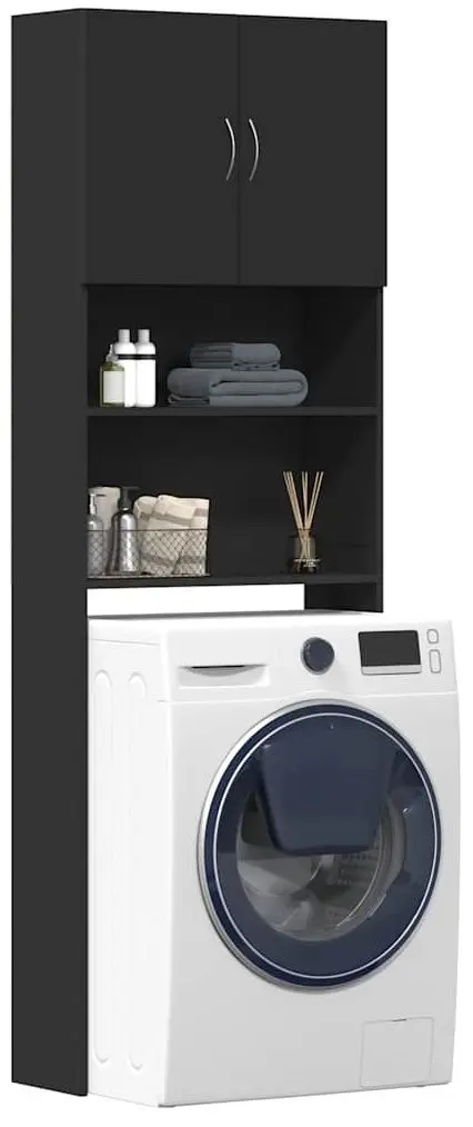 Dulap pentru masina de spalat VidaXL 862390 (Black)