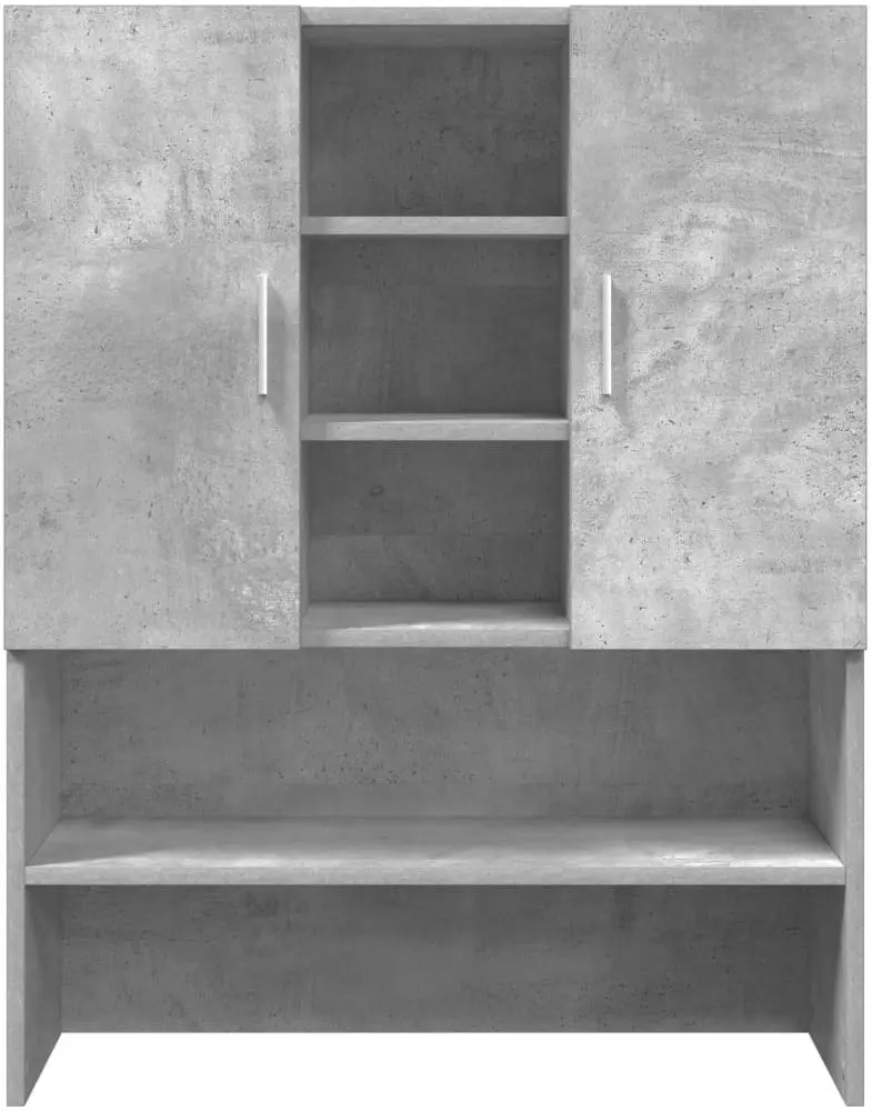 Шкаф-надставка VidaXL 856636 (Concrete Grey)