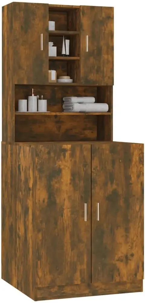 Шкаф VidaXL 3120182 (Smoked Oak)