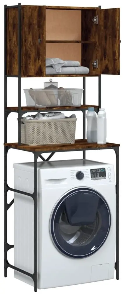 Dulap VidaXL 838975 (Smoked Oak) - 9