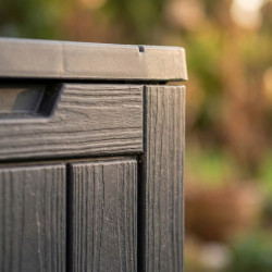 Lada depozitare de gradina Akord 113L (Black) Thumb