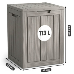 Lada depozitare de gradina Akord 113L (Gray) Thumb