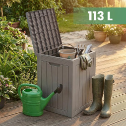 Lada depozitare de gradina Akord 113L (Gray) Thumb