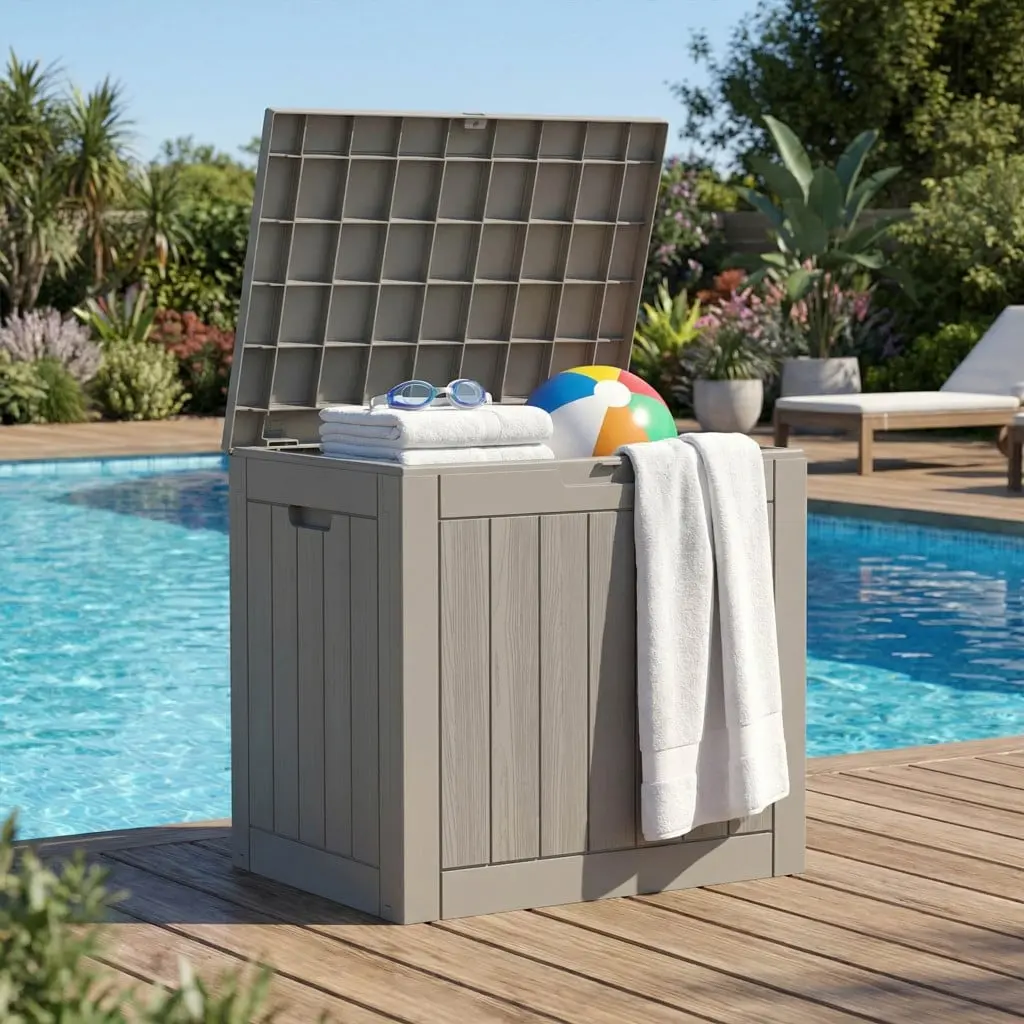 Lada depozitare de gradina Akord 117L (Gray)