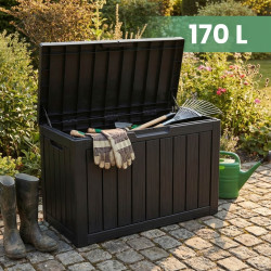 Lada depozitare de gradina Akord 170L (Black) Thumb