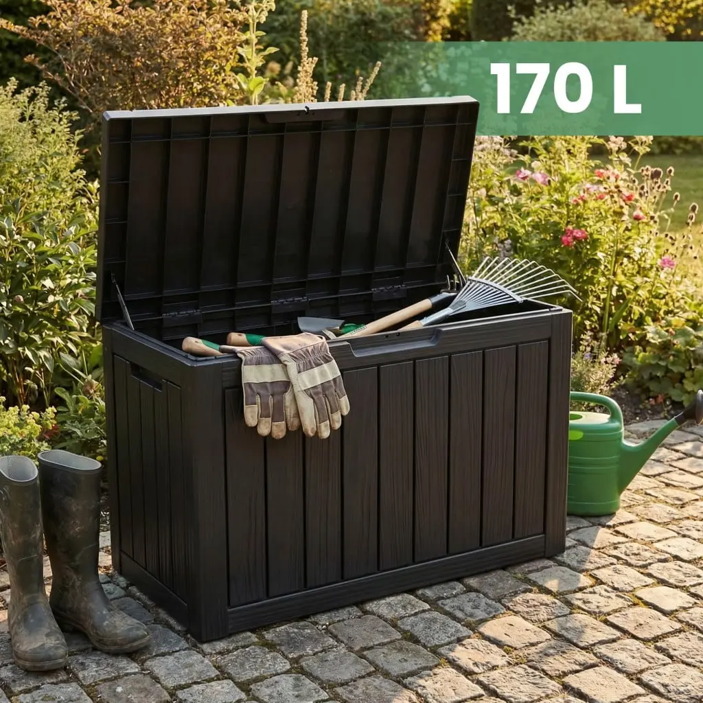 Lada depozitare de gradina Akord 170L (Black) - 2