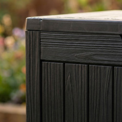 Lada depozitare de gradina Akord 272L (Black) Thumb