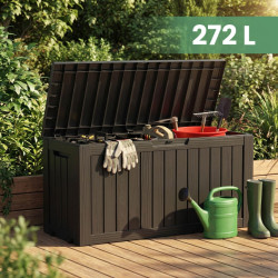 Lada depozitare de gradina Akord 272L (Black) Thumb