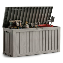 Lada depozitare de gradina Akord 272L (Gray) Thumb