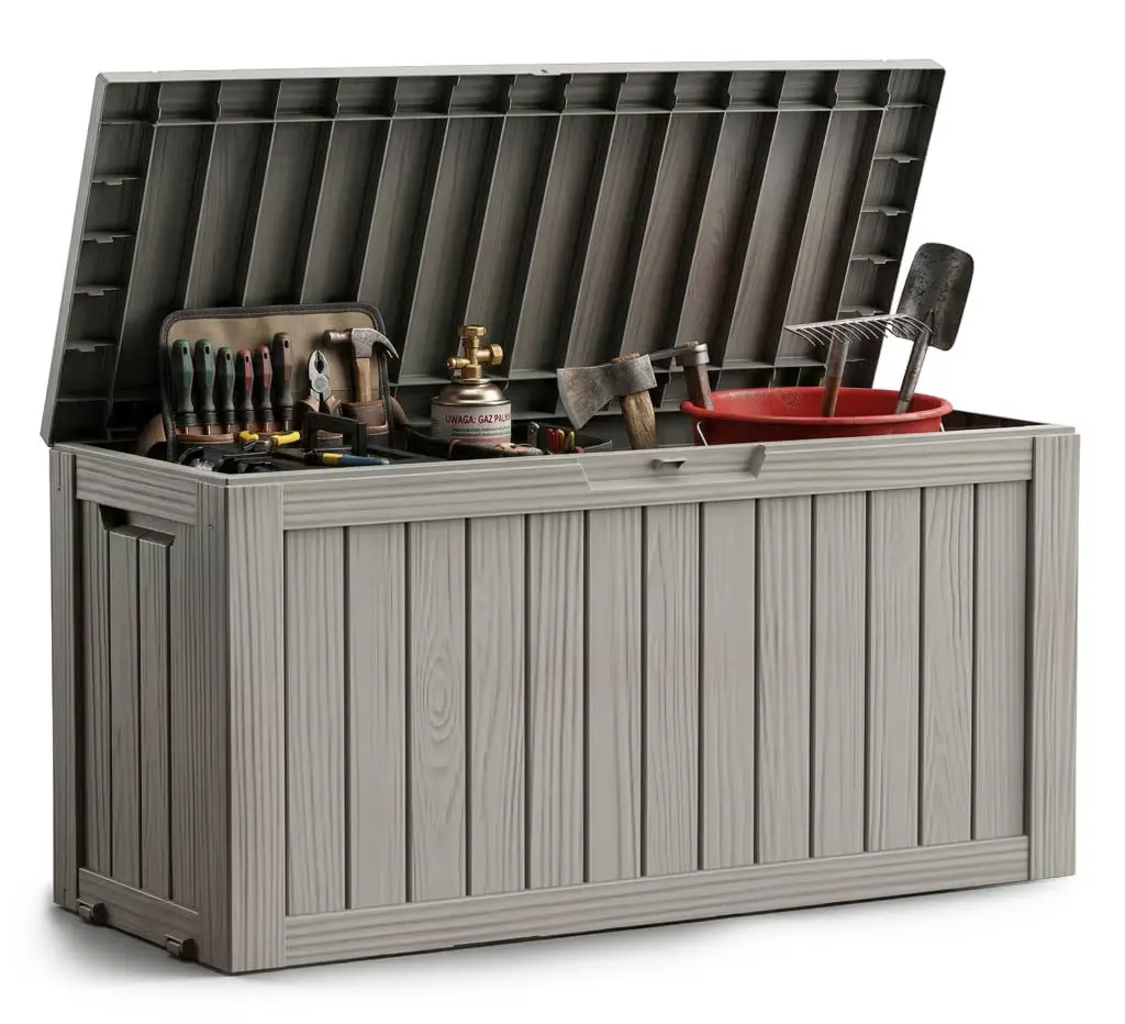 Lada depozitare de gradina Akord 272L (Gray) - 3