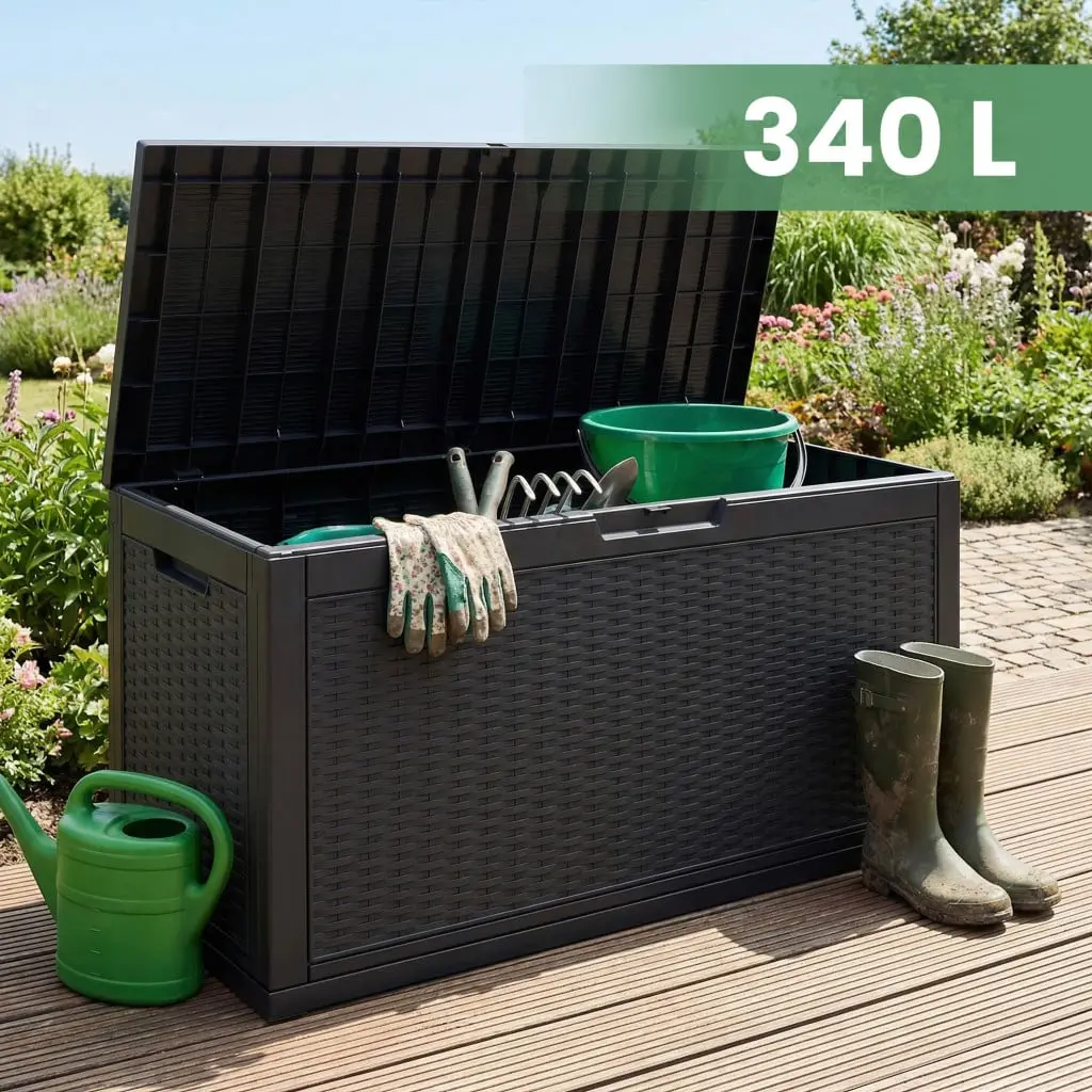 Lada depozitare de gradina Akord 340L (Black) - 6