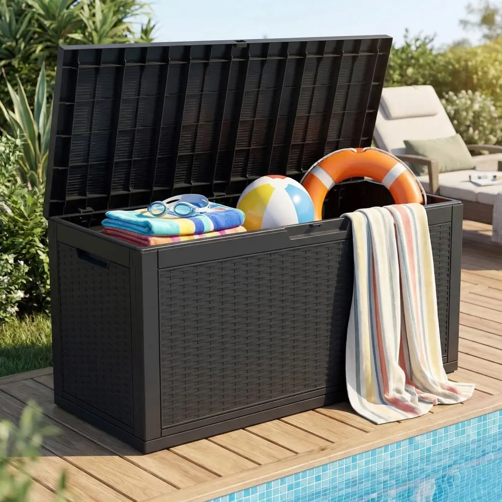 Lada depozitare de gradina Akord 340L (Black)