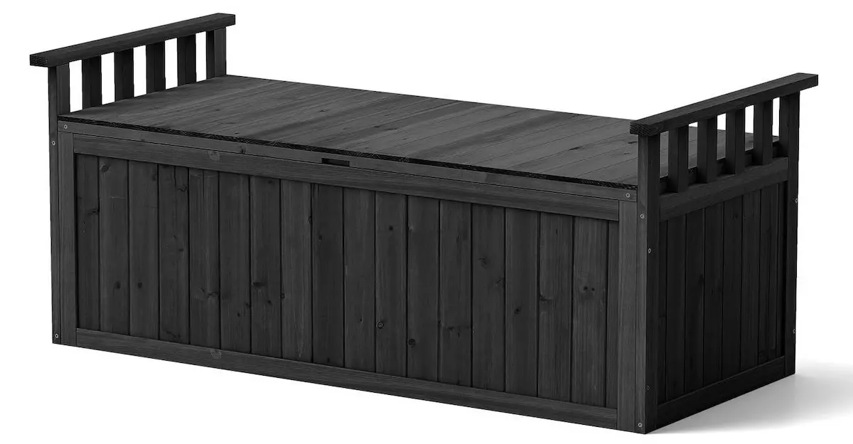 Lada depozitare de gradina Costway GT4244DK (Black) - 2