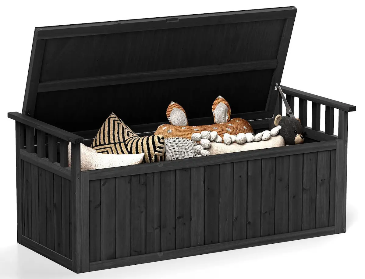 Lada depozitare de gradina Costway GT4244DK (Black) - 4