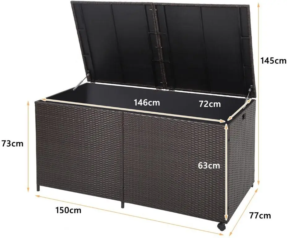 Садовый сундук Costway HW70796 (Brown)