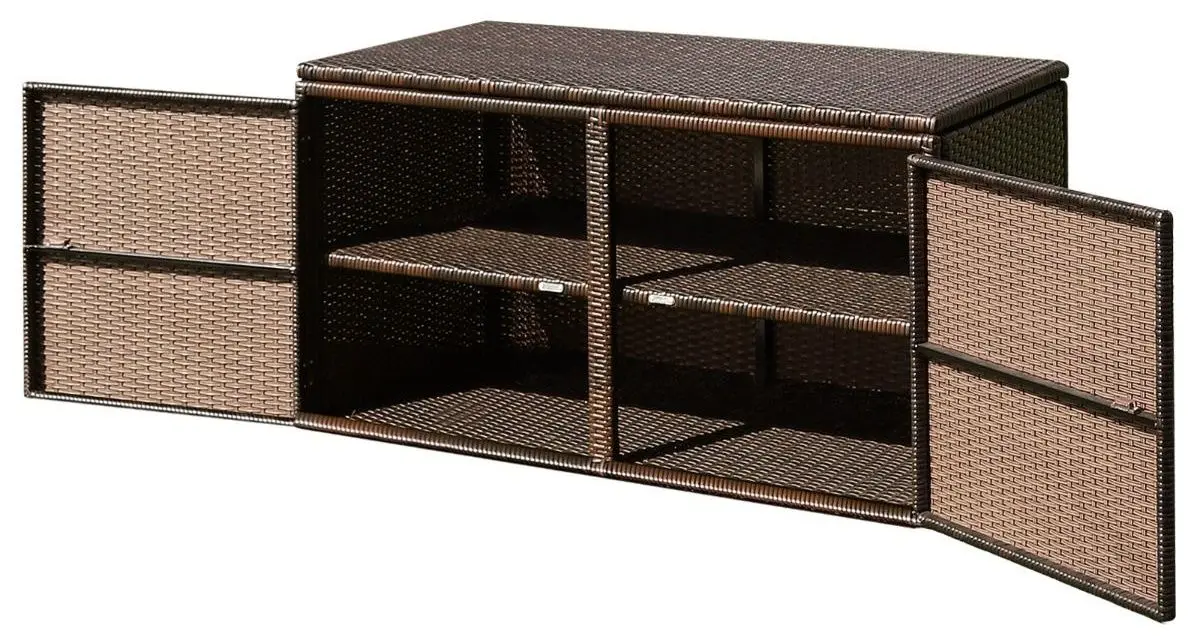 Lada depozitare de gradina Costway HW71006BN (Brown)