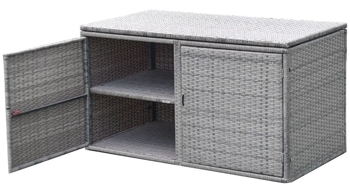 Lada depozitare de gradina Costway HW71006GR (Grey)