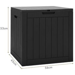 Lada depozitare de gradina Costway NP10310BK (Black) Thumb