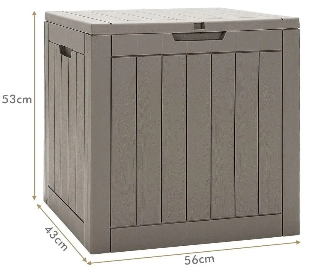 Lada depozitare de gradina Costway NP10310CF (Light Brown)