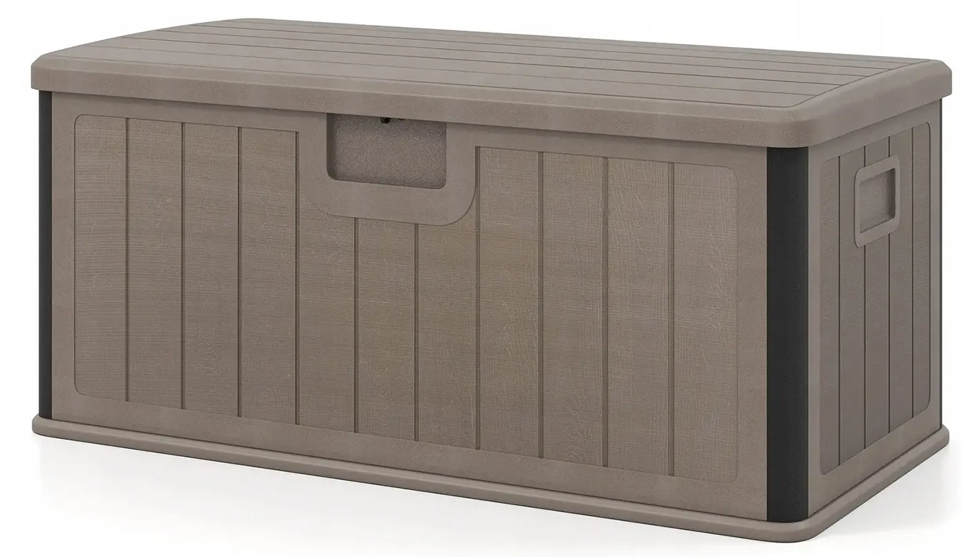 Lada depozitare de gradina Costway NP12605CF (Brown) - 2