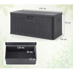 Lada depozitare de gradina Costway NP12605GR (Grey) Thumb