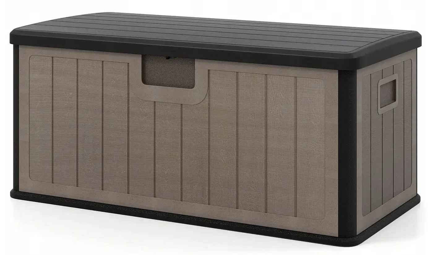 Lada depozitare de gradina Costway NP12605HZ (Brown) - 2