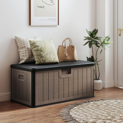 Lada depozitare de gradina Costway NP12605HZ (Brown)