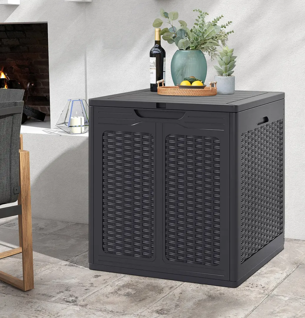 Lada depozitare de gradina Costway NP12726BN (Brown)