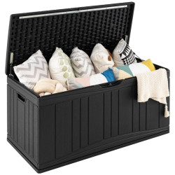 Lada depozitare de gradina Costway NP12851DK (Black) Thumb